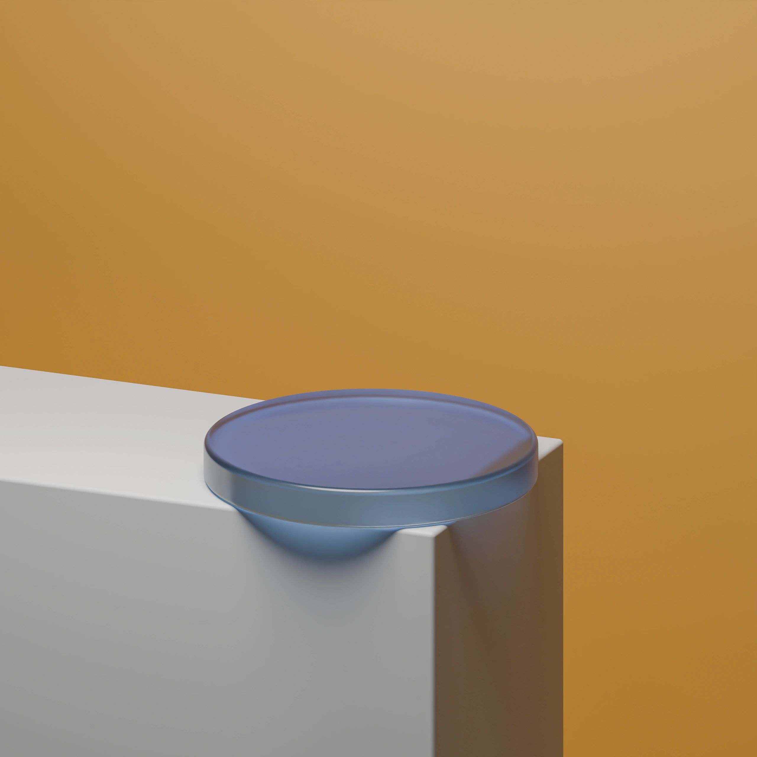 Decorative minimalist home accent in warm tones